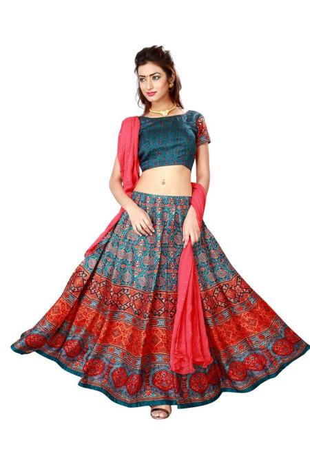 Tusser Silk Lehanga Choli